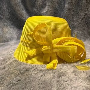 Fine Millinery Yellow Hat